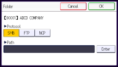 Ilustración de la pantalla panel de mandos