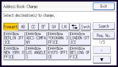 ilustración de la pantalla del panel de operaciones
