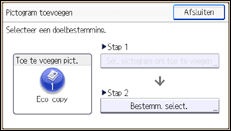 Schermafbeelding bedieningspaneel