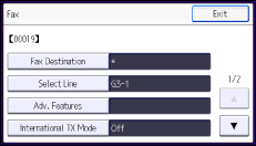 Schermafbeelding bedieningspaneel