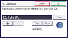 Schermafbeelding bedieningspaneel