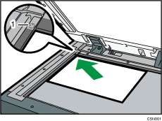 Afbeelding van de glasplaat met genummerd bijschrift