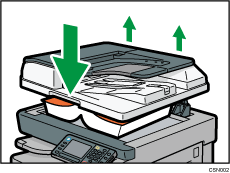 Illustratie van de ADF