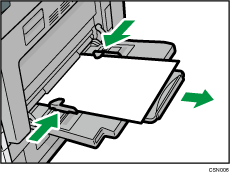 Illustratie van de handinvoer