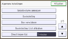 Schermafbeelding bedieningspaneel