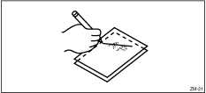 Illustration of diagonal line method