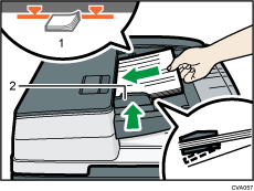 ADF illustration numbered callout illustration