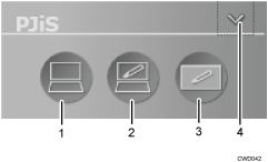 已编号的应用程序屏幕插图说明