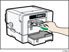 Illustratie verlenging uitvoerklep