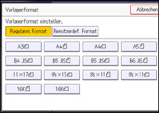 Abbildung Bedienfeld-Display