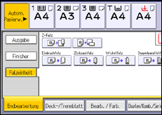Abbildung Bedienfeld-Display