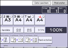 Abbildung Bedienfeld-Display