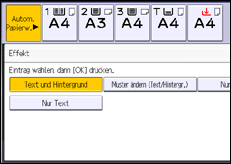 Abbildung Bedienfeld-Display