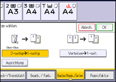 Abbildung Bedienfeld-Display