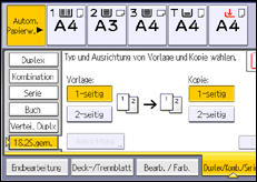 Abbildung Bedienfeld-Display