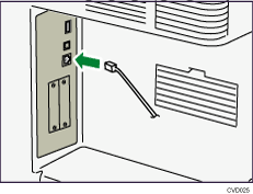 Abbildung des Anschlusses des Ethernet-Kabels