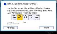 Abbildung Bedienfeld-Display