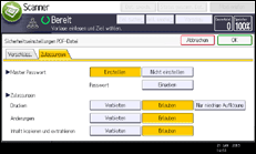 Abbildung Bedienfeld-Display