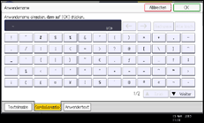 Abbildung Bedienfeld-Display
