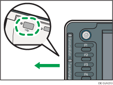 Abbildung des Steckplatzes