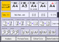 Ilustración de la pantalla panel de mandos