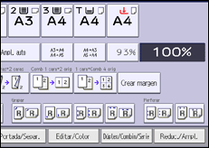 Ilustración de la pantalla panel de mandos