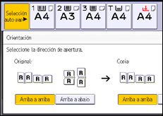 Ilustración de la pantalla panel de mandos