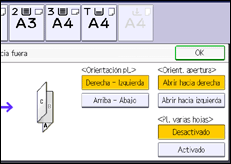 Ilustración de la pantalla panel de mandos