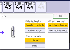 Ilustración de la pantalla panel de mandos
