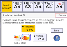 Ilustración de la pantalla panel de mandos