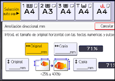 Ilustración del panel de operaciones