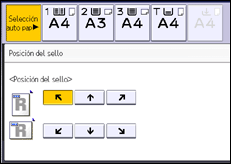 Ilustración de la pantalla panel de mandos