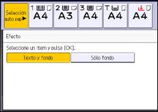 Ilustración de la pantalla panel de mandos