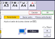 Ilustración de la pantalla panel de mandos