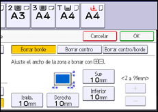 Ilustración de la pantalla panel de mandos