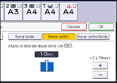 Ilustración de la pantalla panel de mandos