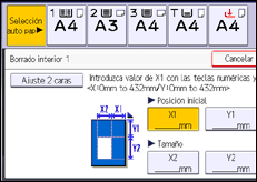 Ilustración de la pantalla panel de mandos