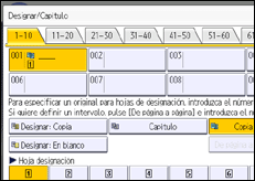 Ilustración de la pantalla panel de mandos