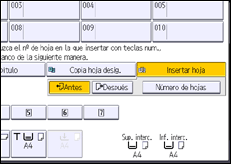 Ilustración de la pantalla panel de mandos