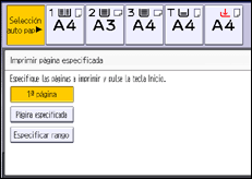 Ilustración de la pantalla panel de mandos