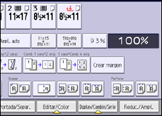 Ilustración de la pantalla panel de mandos