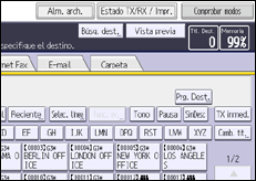 Ilustración de la pantalla panel de mandos