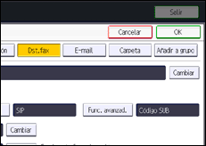 Ilustración de la pantalla panel de mandos