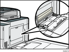 Ilustración de la bandeja bypass