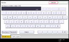 Ilustración de la pantalla panel de mandos