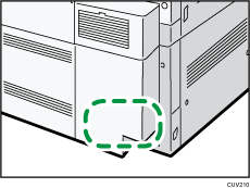 Ilustración de la unidad principal
