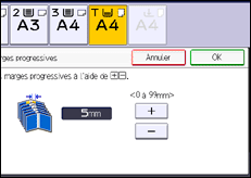 Illustration de l'écran du panneau de commande