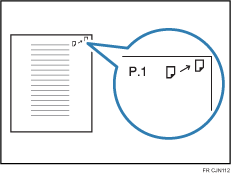 Illustration de la marque de transfert