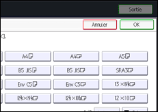 Illustration de l'écran du panneau de commande