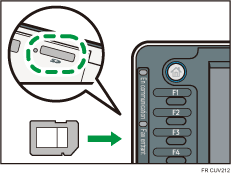 Illustration du logement pour supports